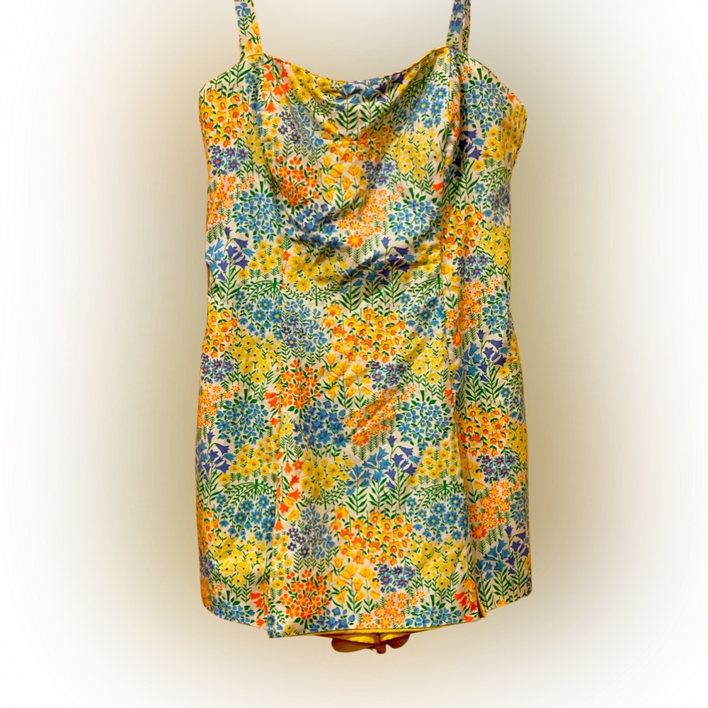 Authentic designer 1960s GaBar New York Vintage Swim Dress Playsuit